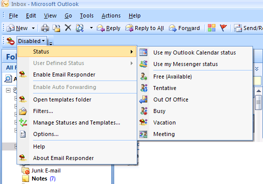 Email Responder for Microsoft Outlook 2.31.0139 screenshot